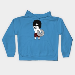 creepypasta jeff the killer summer chibi Kids Hoodie